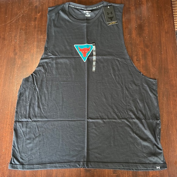 Under Armour Project Rock Muscle Performance Tank Top Size 2XL NWT - Picture 2 of 7